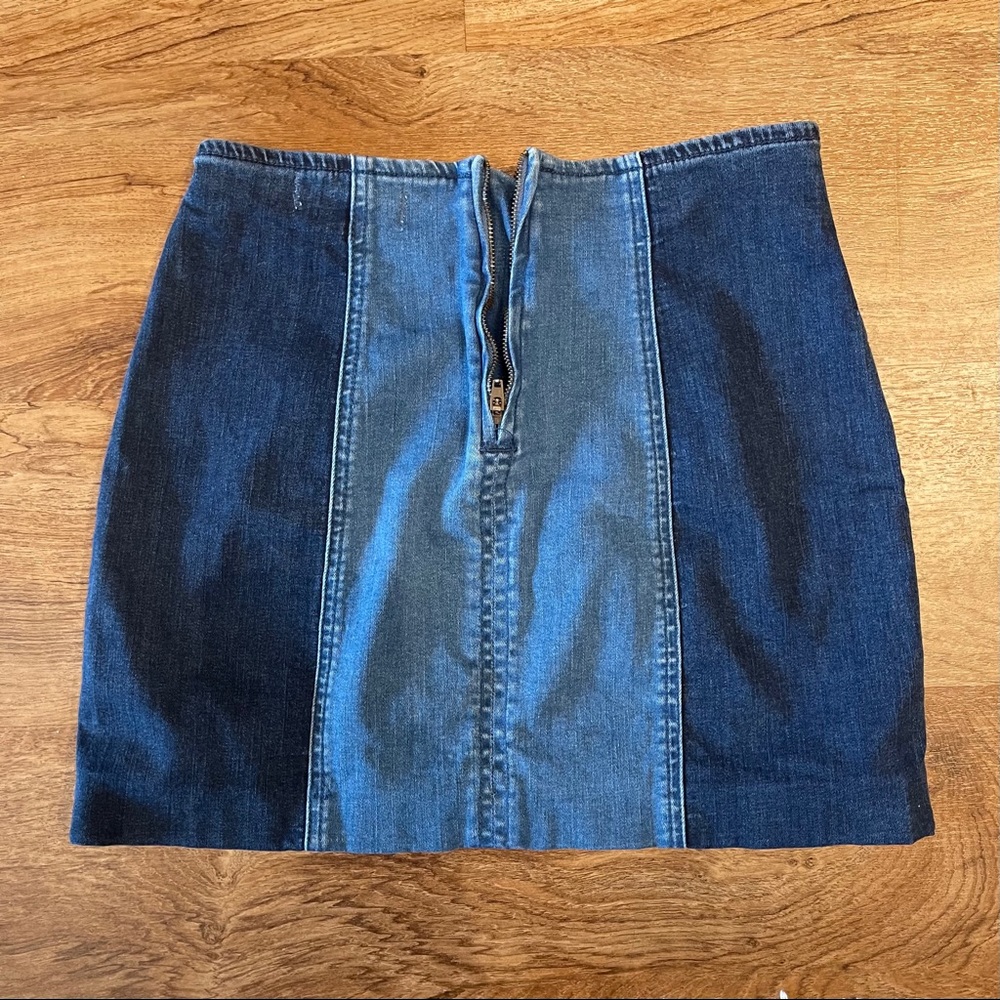Cute Reworked Denim Skirt - Picture 2 of 4